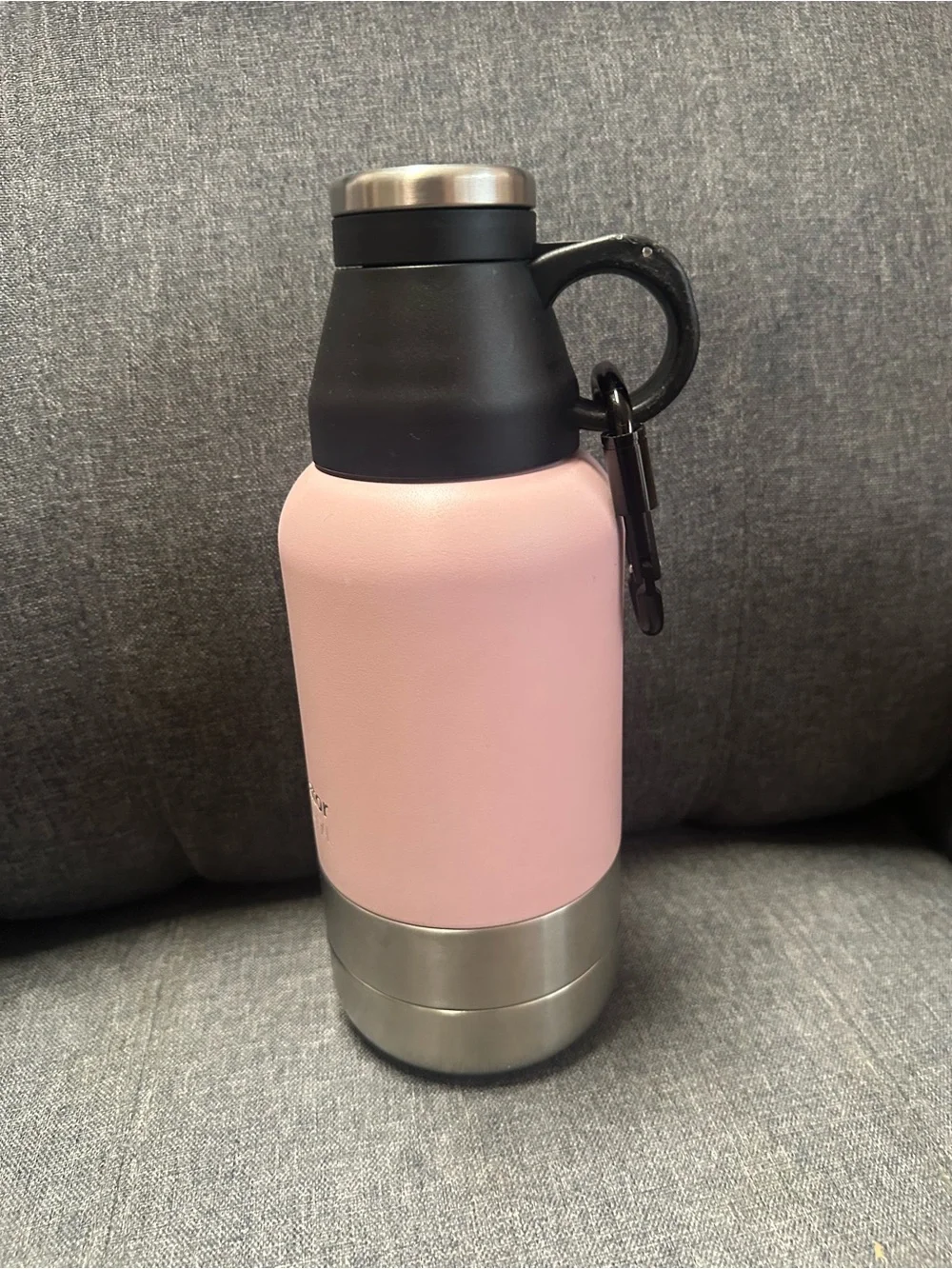 Hydrator 32oz Portable Dog Water Bottle w/Dog Bowls in Pretty Girl Pink